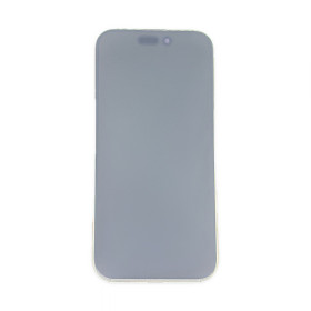 Foto de la pantalla sobreexpuesta para resaltar las imperfecciones