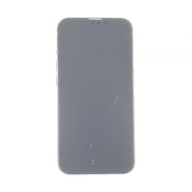 Foto de la pantalla sobreexpuesta para resaltar las imperfecciones