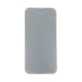 Foto de la pantalla sobreexpuesta para resaltar las imperfecciones