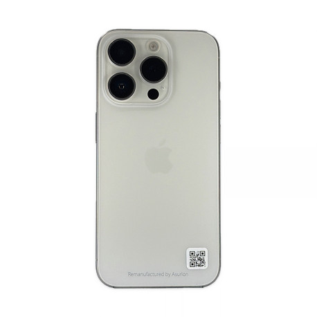 Apple - iPhone 15 Pro - 256 Go - Reconditionné - Parfait état - Titane blanc